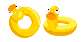 Yellow Duck Swim Ring cursor