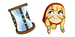 A Hat in Time Mustache Girl and Time Pieces Cursor