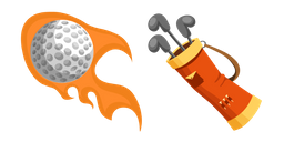 Golf Bag and Ball cursor