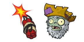 Курсор Plants vs. Zombies Prospector Zombie