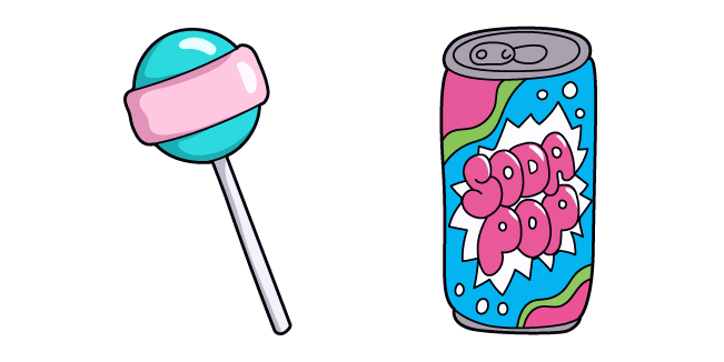 VSCO Girl Soda and Lollipop Cursor