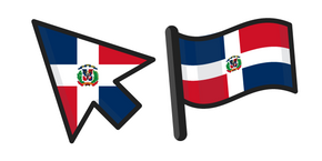Dominican Republic Flag Cursor