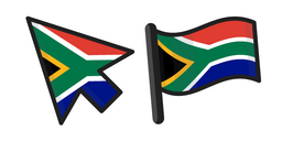 South Africa Flag Curseur