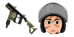 Rainbow Six Siege Mira Vector Cursor