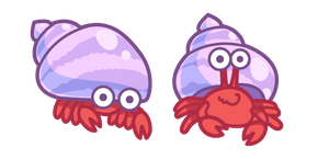 Cute Hermit Crab Curseur