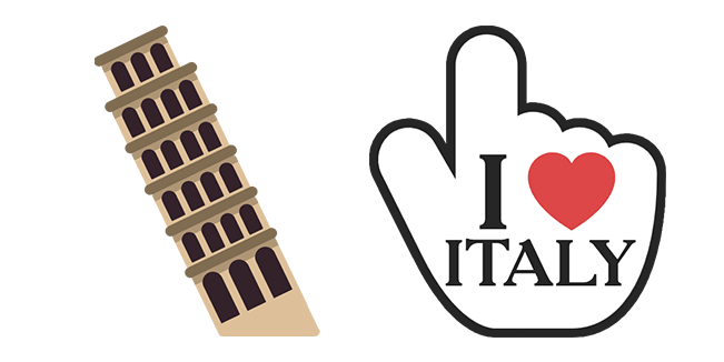 Italy Tower of Pisa курсор
