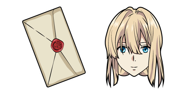 Violet Evergarden and Letter курсор