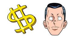 JoJo's Bizarre Adventure Okuyasu and Dollar Sign Curseur