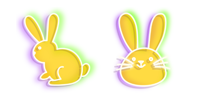 Neon Rabbit Cursor