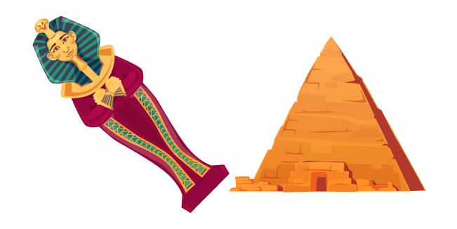 Египетские Пирамиды и Саркофаг курсор