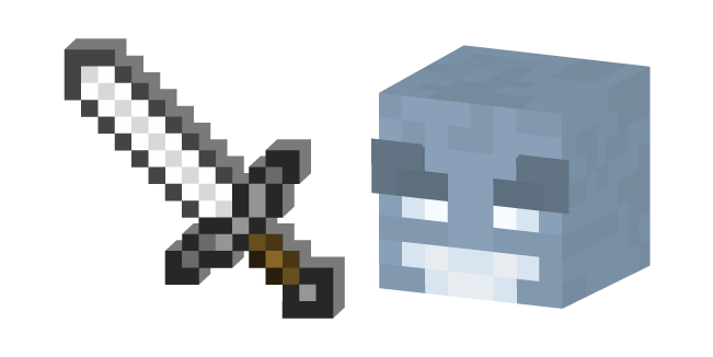 Minecraft Vex and Iron Sword Cursor