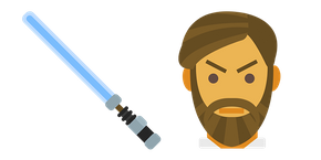 Star Wars Obi-Wan and Lightsaber cursor