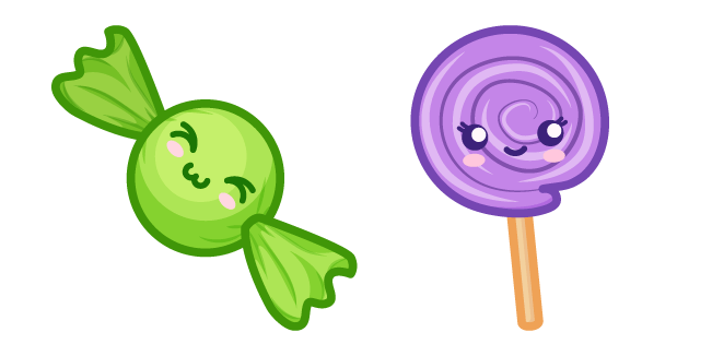  Cute Candy and Lollipop Cursor