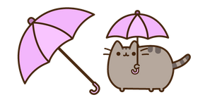 Pusheen with Umbrella cursor