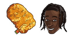 Travis Scott and McDonald's Nugget Cursor