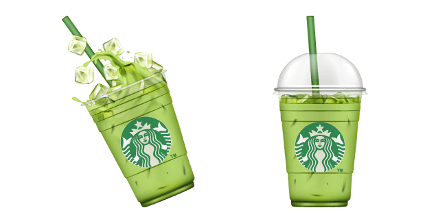 Starbucks Iced Matcha Green Tea Latte курсор