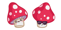 Cute Cool Mushroom Curseur