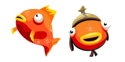 Tiko Fishstick and Orange Flopper Curseur