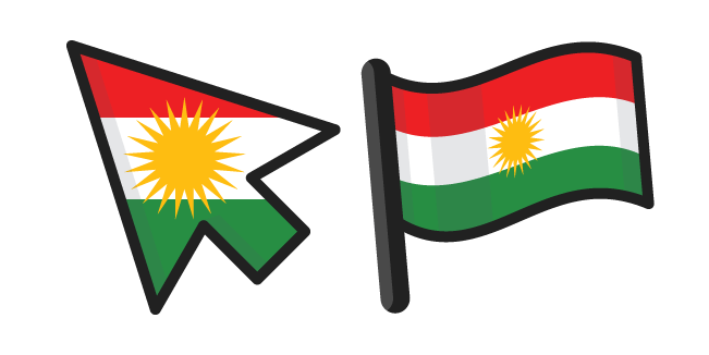 Флаг Курдистана курсор