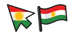 Kurdistan Flag Curseur