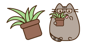 Pusheen and Plant Spring Cleaning cursor