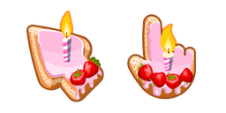 Materials Birthday Cake Curseur