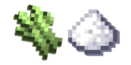 Minecraft Sugar Cane and Sugar Curseur