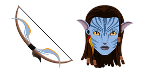 Avatar Neytiri and Bow Cursor