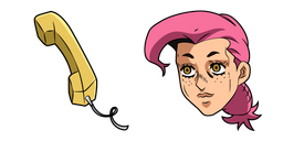 JoJo's Bizarre Adventure Vinegar Doppio and Phone Curseur