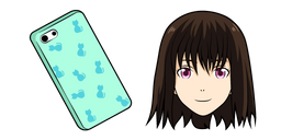 Noragami Iki Hiyori and Phone Cursor