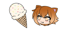 Gacha Life Autumn and Ice Cream Curseur