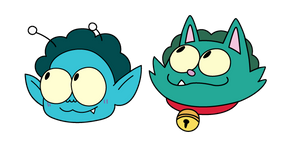 OK K.O.! Let's Be Heroes Radicles X and Where Cat Curseur