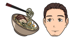 Haikyuu!! Asahi Azumane and Tonkotsu Ramen Cursor