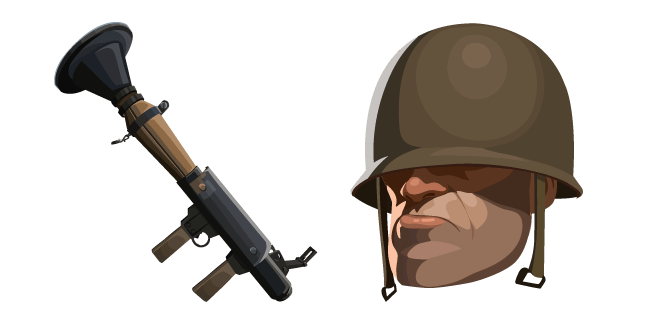 Team Fortress 2 Soldier and Rocket Launcher Cursor