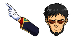 Neon Genesis Evangelion Gendo Ikari Cursor