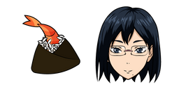 Haikyuu!! Kiyoko Shimizu and Tenmusu Cursor