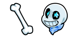 Undertale Blueberry Sans and Bone Cursor