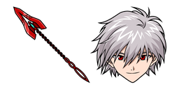 Neon Genesis Evangelion Kaworu Nagisa and Spear of Cassius Curseur