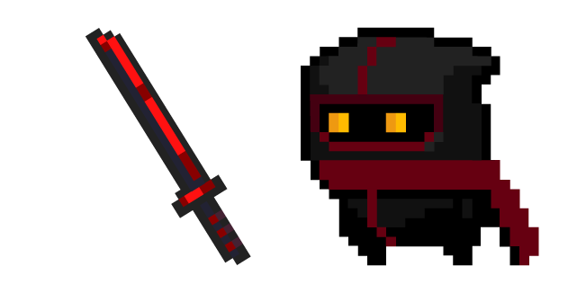 Soul Knight Assassin and Blood Blade Cursor