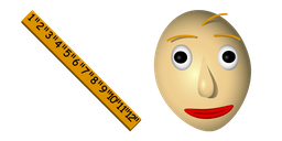 Baldi's Basics Baldi and Ruler Cursor