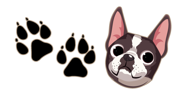 Boston Terrier Dog Cursor