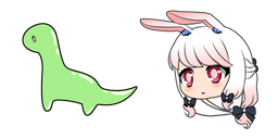 Gacha Life Yukina and Dino Toy Cursor