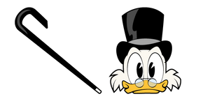 DuckTales Scrooge McDuck and Cane cursor