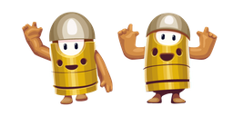 Fall Guys Character in Bullet Kin Costume Cursor