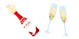Christmas Kids Champagne Curseur