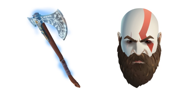 Fortnite Kratos and Leviathan Axe Cursor