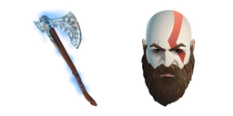 Fortnite Kratos and Leviathan Axe Cursor