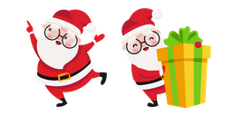 Christmas Santa and Present Curseur