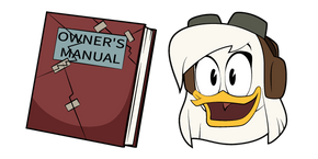 DuckTales Della Duck and Owners Manual Curseur