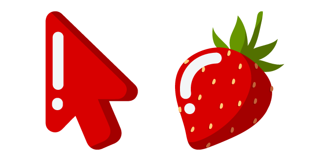 Minimal Strawberry Cursor